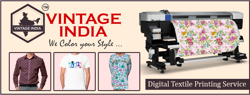 Vintage India Digital Textile Printing Service
